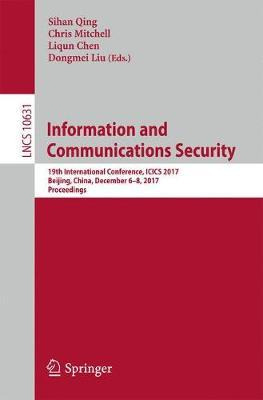 Libro Information And Communications Security : 19th Inte...
