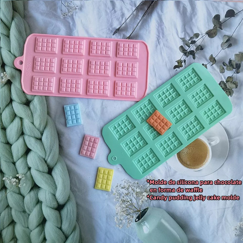 6 Moldes Rectangulares De Silicona Con 6 Cavidades Para Jabo