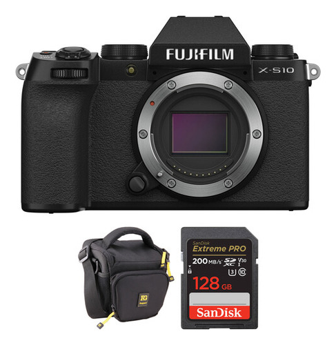 Kit De Cámara Mirrorless Fujifilm X-s10 Y Accesorios