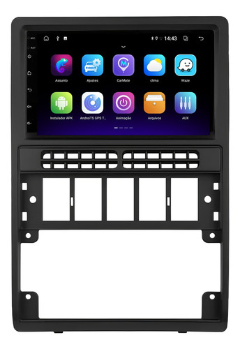 Multimidia Gol G2 1996/2002 Android 13 Carplay 2gb 64gb 7p
