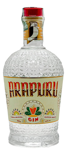 Gin Nacional Arapuru London Dry 700ml 6 Unidades