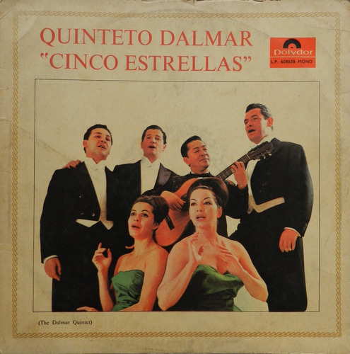 Quinteto Dalmar - Cinco Estrellas / Lp Vinilo Acetato