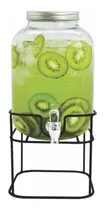 Comprar Dispensador Bebidas Con Base 5 Lt Vitrolero Vidrio Vintage