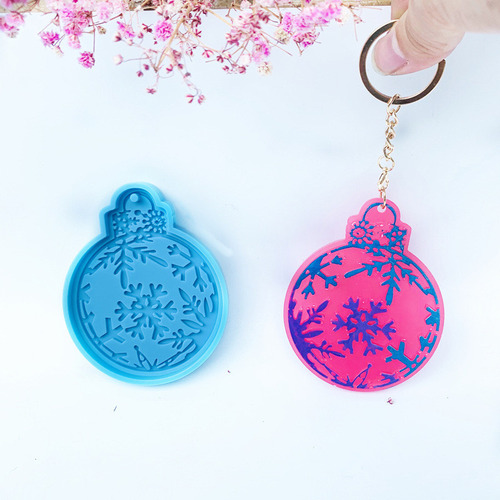 Moldes De Silicona Para Colgantes De Árbol De Navidad, 6 Pie