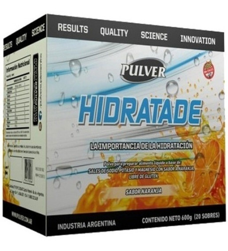 Hidratade (naranja) Sobres De 30 Grs. X 600 Gr (pulver)