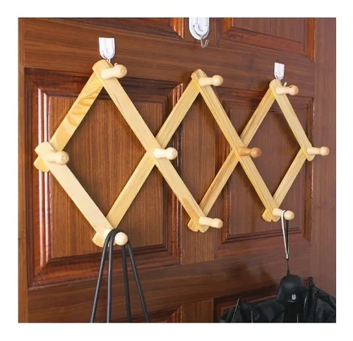 Perchero pared online plegable madera
