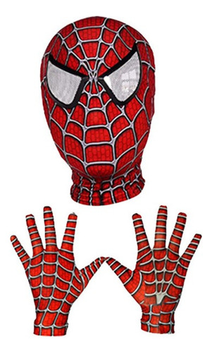 Máscara Y Guantes De Cosplay De Deadpool Spider-man 2 Piezas