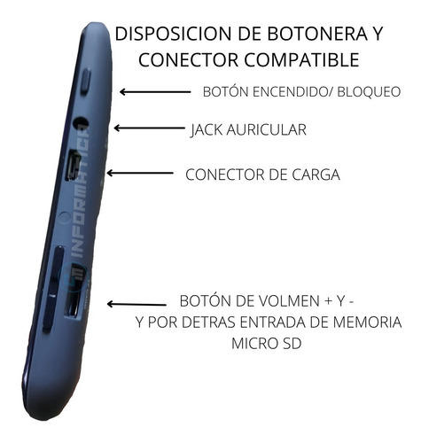 Imagen 7 de 10 de Funda Silicona Premium Tablet 7 Pulgadas
