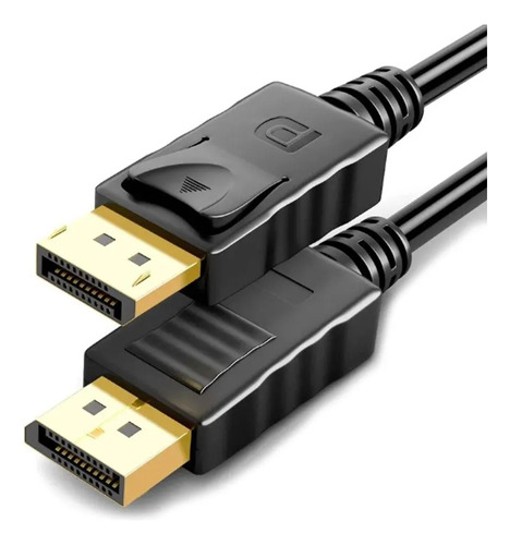 Cable Displayport Macho Macho 1.80 Metros Hasta 144hz 2k 4k