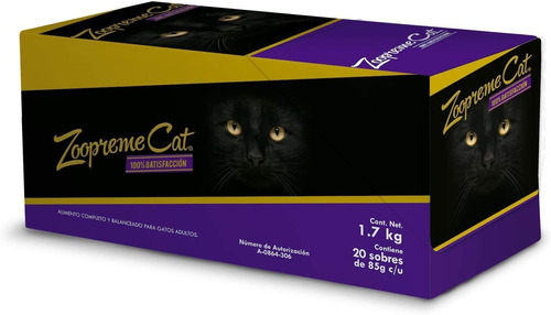 Comida Humeda Para Gato Supreme Cat 85gr (paquete 20)