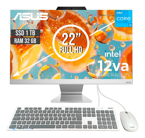 Todo En Uno Asus Intel Core I3 1215u Ssd 1tb + Ram 32gb