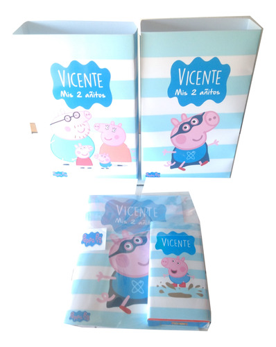 Souvenir Peppa Pig - 35 Bolsitas 35 Libritos Y 35 Lapices X6