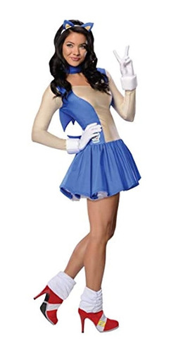 Disfraces Womens Sonic The Hedgehog, Adult Sonic