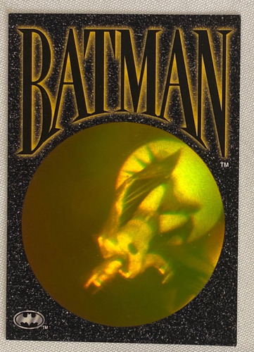 Batman Skydisc Card Tarjeta Con Holograma Skydisk Skybox ´94 (Usado)