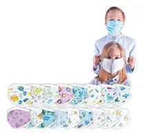 Comprar 500 Cubrebocas Infantiles Plisados Tricapa Termosellado Azul