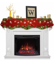 Comprar Bola Navidad Oro Rojo Repisa Chimenea Camino Mesa Rama Pino
