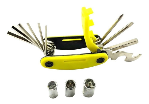 Imagen 1 de 3 de Multiherramienta Para Bicicleta Llaves Tipo Navaja Kit