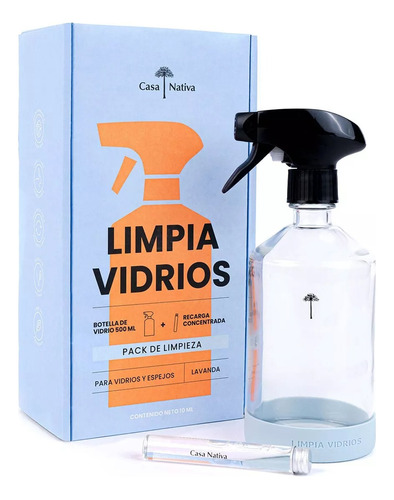 Kit Inicial Limpiavidrios Casa Nativa Premium 