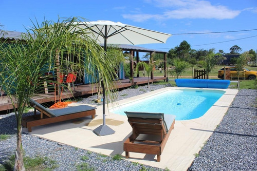 Cabaña En Punta Del Diablo Con Piscina Climatizada Uso Exclusivo!! 6/10 Personas