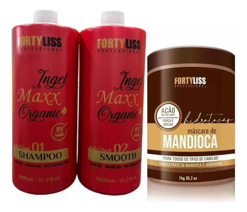 Fortyliss Ingel Maxx Perfect Orgânico+ Mascara Mandioca1kg