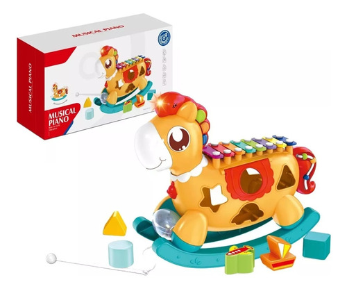 Juguete Pony Musical Xilofono Interactivo Didactico Multi 