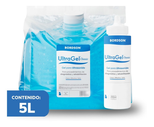 Gel Conductor Ultragel Classic Color Azul 5lt Envio Gratis