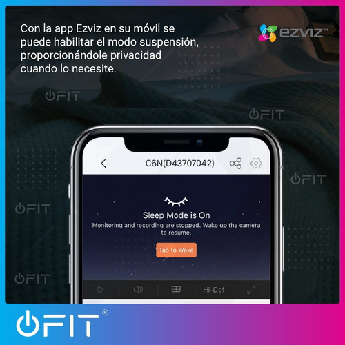 Cámara Baby Call Wifi Full Hd Ezviz Audio Interior 360° Color Blanco