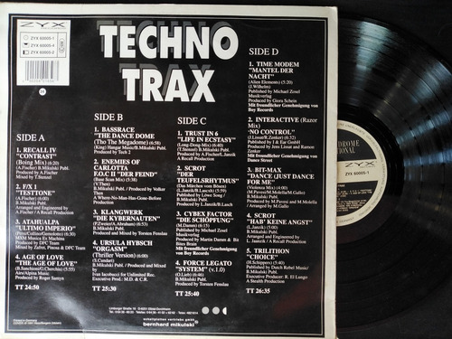Techno Trax - Atahualpa, Age Of Love, Cybex Factor, Trilitho (Usado)