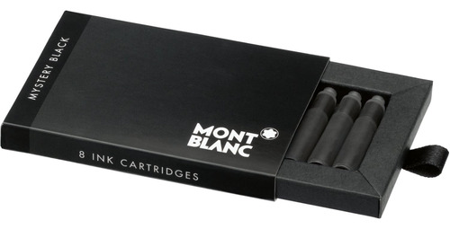 Cartuchos De Tinta Mont Blanc, Mystery Black (105191)