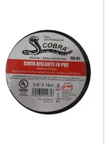 Comprar Teipe Electrico Cobra De 3\u002F4 X 18mts Cobra Original