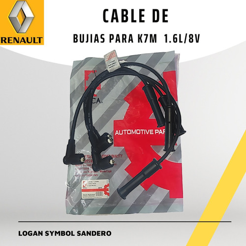 Cables De Bujias Renault Logan Symbol Sandero K7m