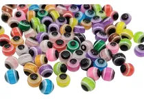 Comprar 50 Ojitos Turcos Bolita 6 Mm Pasantes Acrílico Insumos Bijou