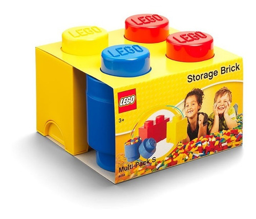Imagen 5 de 7 de Organizadores Cajas Apilables De Lego® Set X3 4014 Original