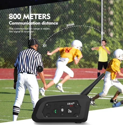 Intercomunicador Ejeas V6 Pro Bluetooth Arbitro Referi
