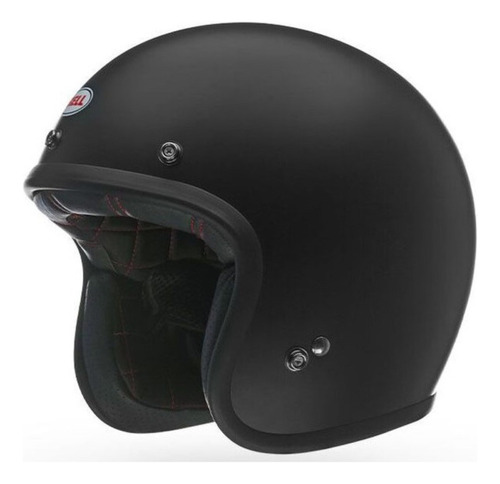 Casco Abierto Bell Custom 500 Negro Mate Chopper Rider Pro ®