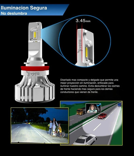 Vf Kit Luces Led Tipo Xenon Hid H7 Baja Bmw 320i 2004