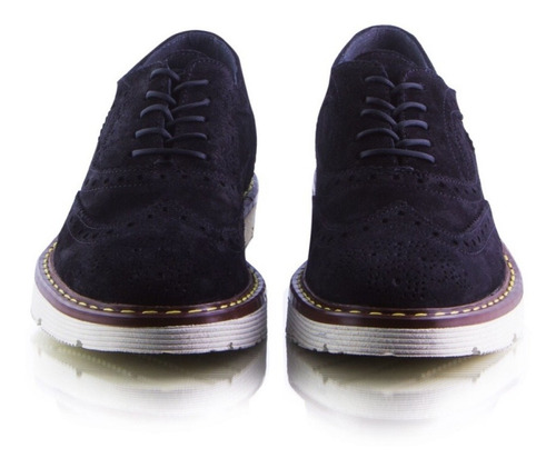 Imagen 4 de 6 de Zapato Bostoniano Ultraconfort Piel Gamuza Vacuno Negro
