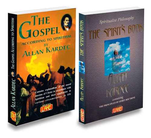Kit The Gospel According To Spiritism+the Spirit's Book - Evangelho+livro Dos Espiritos Em Inglês: Não Aplica, De : Allan Kardec. Editorial Lake, Tapa Mole En Português, 2023