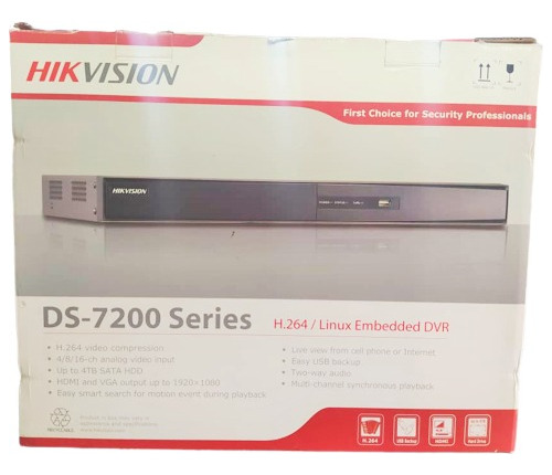 Dvr Hikvision Ds-7200 8 Canales Hdmi 