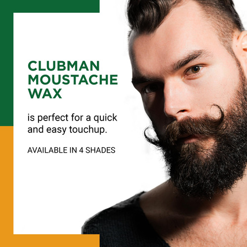 Cera Para Bigotes Clubman Pinaud Con Aplicador Con Brocha O