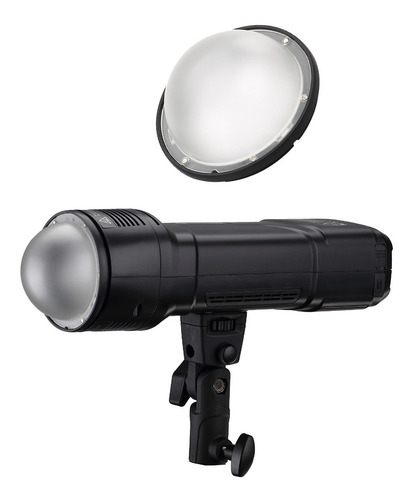 Imagen 5 de 10 de Set Snoot Difusor Panal Domo Barndoor P/ Flash Visico 2