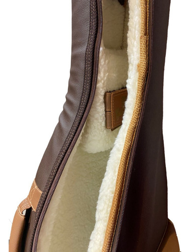 Suit Case Para Violão Folk 91 Guitar's Marrom