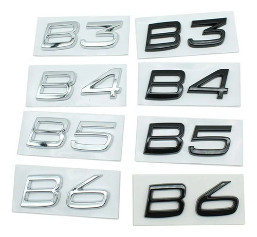 Para Fit For Volvo B3 B4 B5 B6 Trunk Badge Sticker