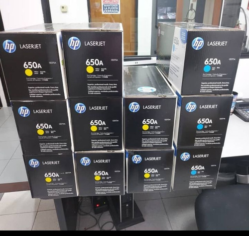 Toner Hp Ce270a La Serie Completa 100% Garantizados Nuevos 