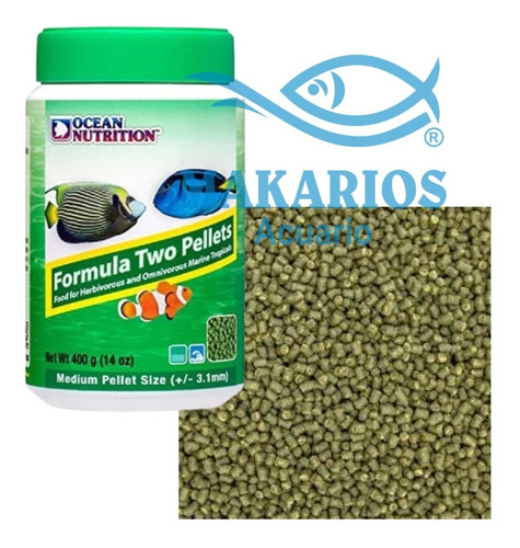 Formula Two Pellets Medium Ocean Nutrition 400g Acuario