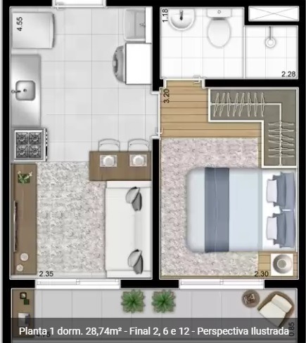 Imagem 9 de 11 de Apartamento À Venda No Bairro Butantã - São Paulo/sp - O-4286-11383