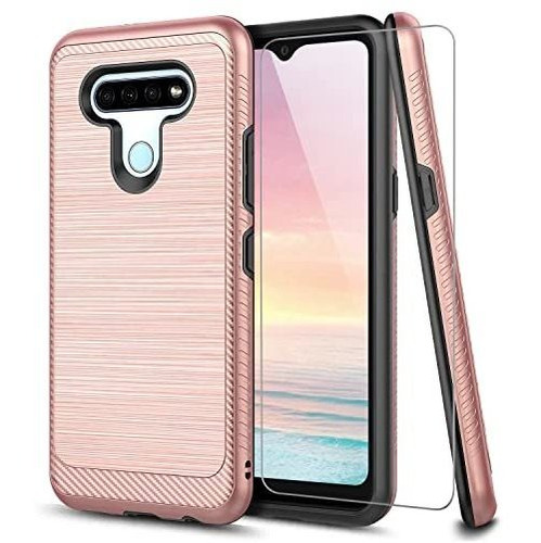 Tjs Phone Funda Compatible Con LG K51, LG Q51, LG Reflect, C