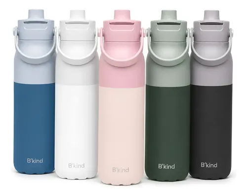 Garrafa Termica Inox Isolado A Vacuo Bkind Agua Cafe 1 Litro