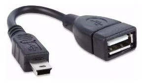 Cable Adaptador V3 Otg Mini Usb A Usb Hembra
