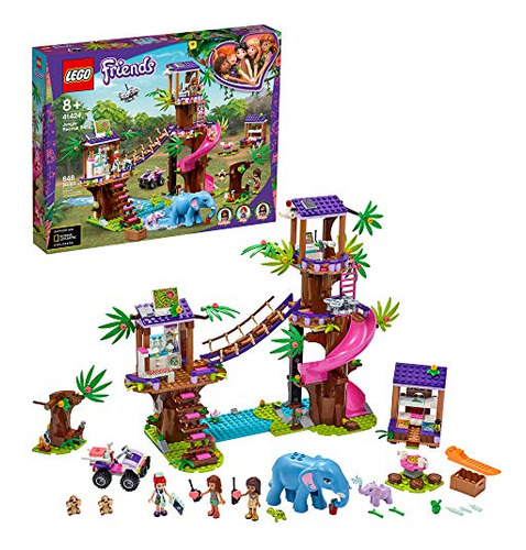 Lego Friends Jungle Rescue Base 648pc Animal Kit Toy